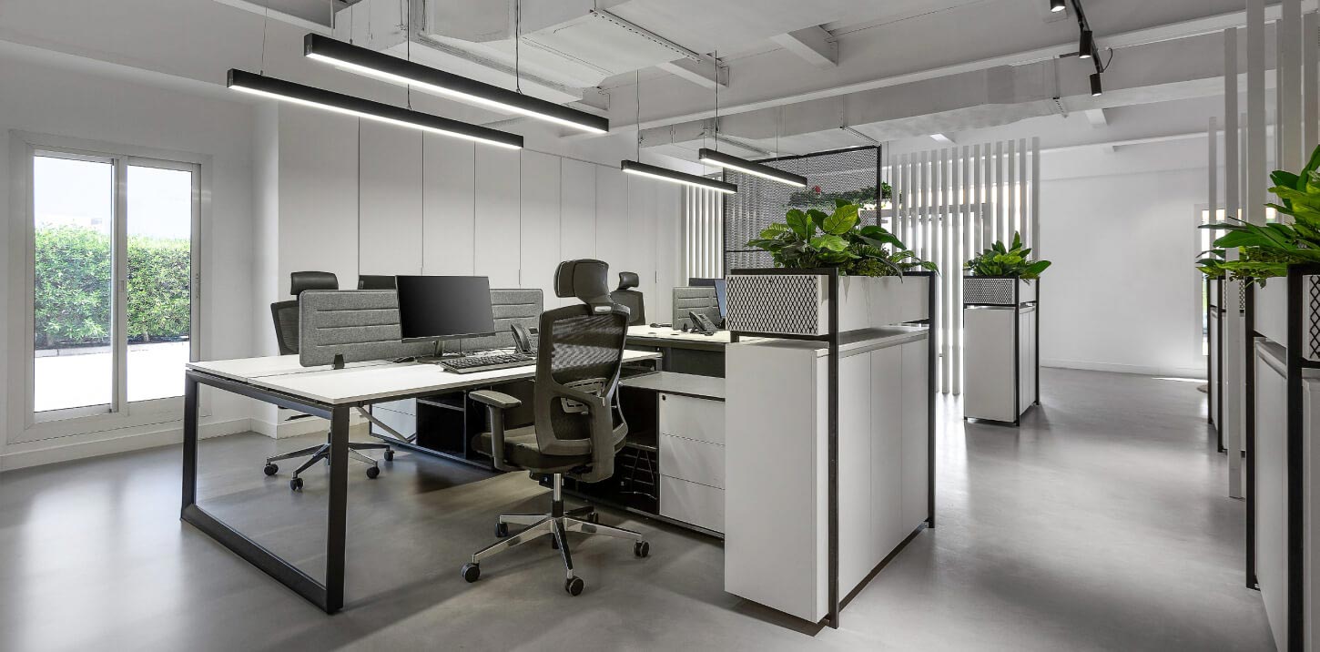 Minimalist Industrial Office Design